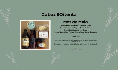 Cabaz 8Oitenta - Mês de Maio_Viagem de Sabores_Convite Perfeito_Dia da Mae